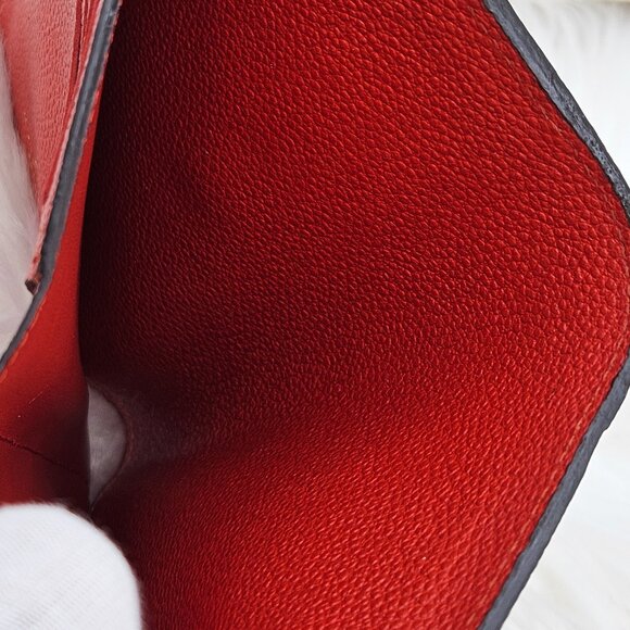 Louis Vuitton Red Cerise Empreinte Compact Wallet - Picture 12 of 17